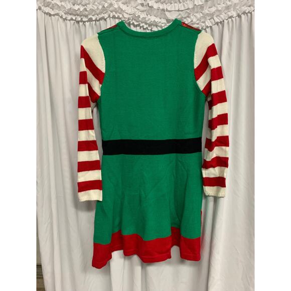 New Directions Petite Elf Christmas Sweater Dress – Size PS (Petite Small - Picture 3 of 6